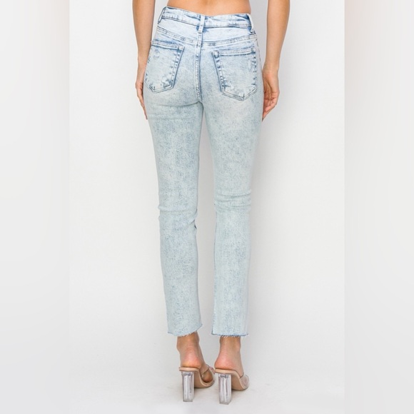 Risen Full Size High Rise Distressed Skinny Jeans - Picture 6 of 8